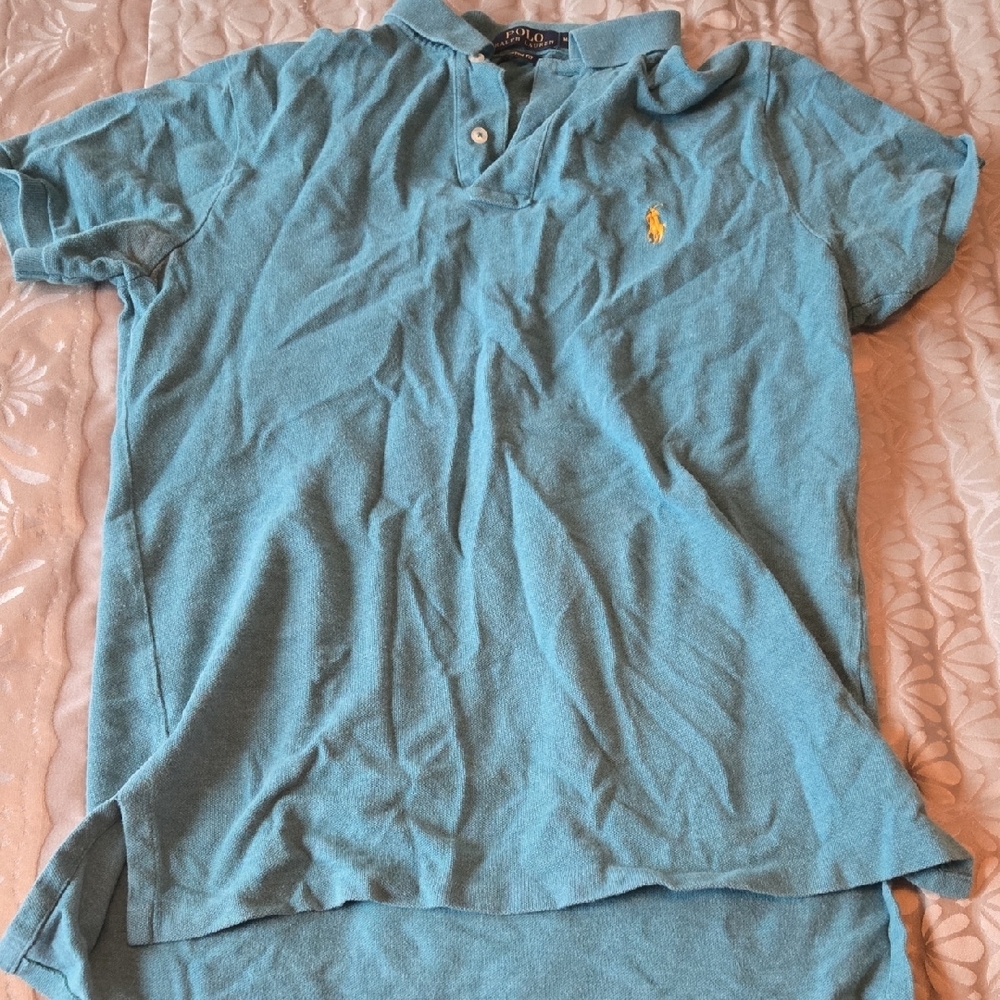 Polo by Ralph Lauren Men's Blue Polo Shirt